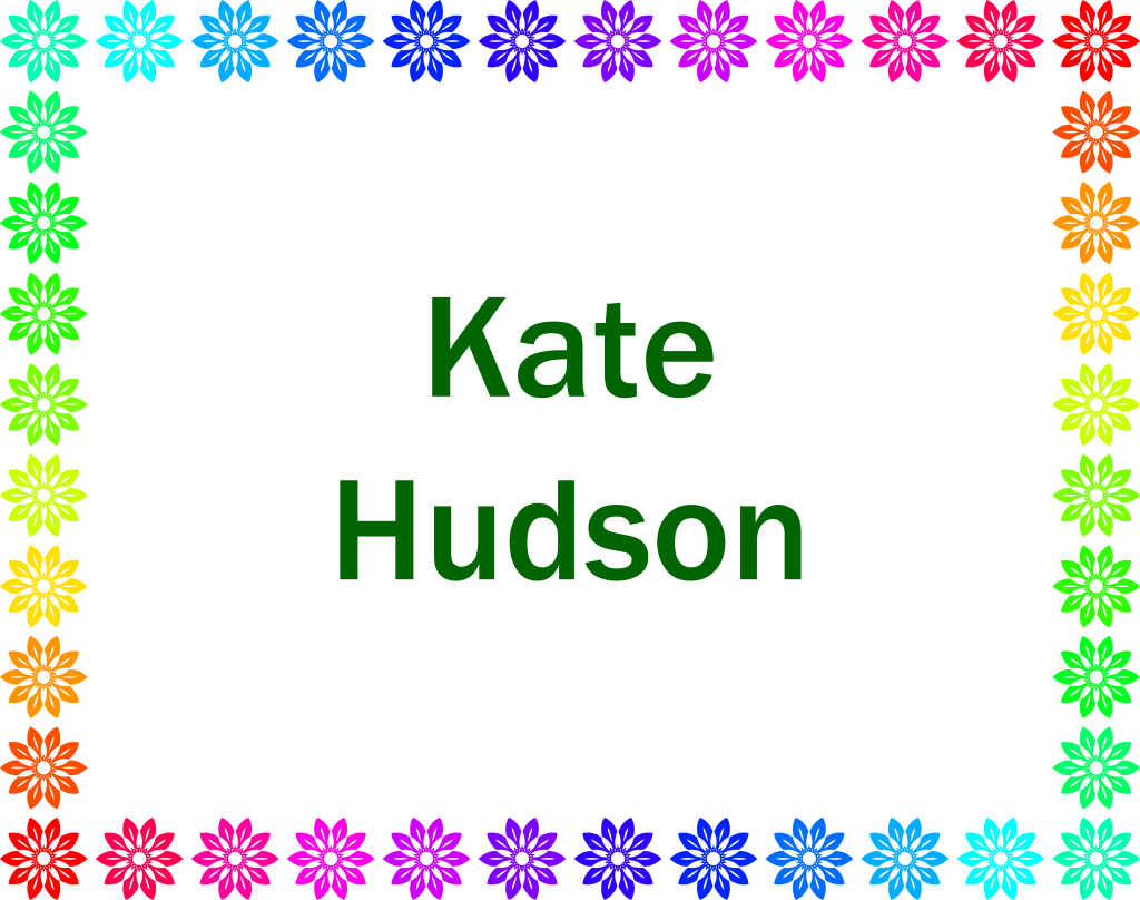 Kate Hudson ilustrační obrázek